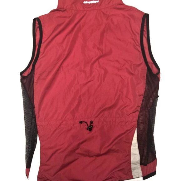 BROOKS Aireplex Running Vest Women’s Sz. Small. Full Zip Red Lightweight Pockets - Picture 2 of 4